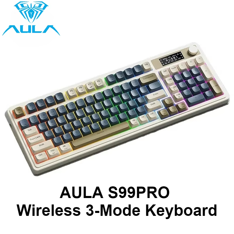 Gaming Keyboard That Is Quiet - AULA S99 Pro Tri-Mode Bluetooth 2.4G