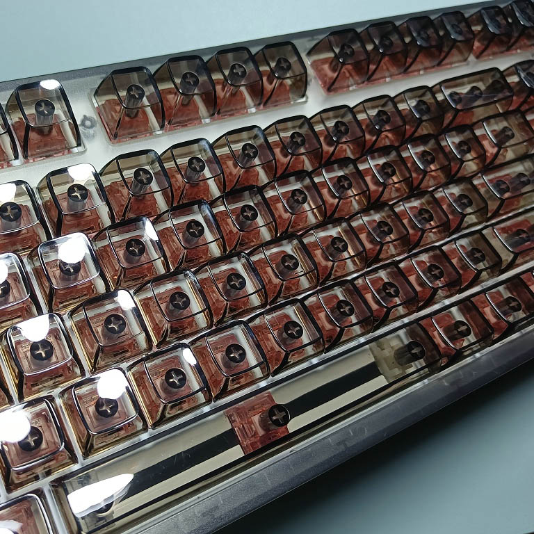 132 Keys Crystal Transparent K - đánh giá và giá Keyboard Gaming Black