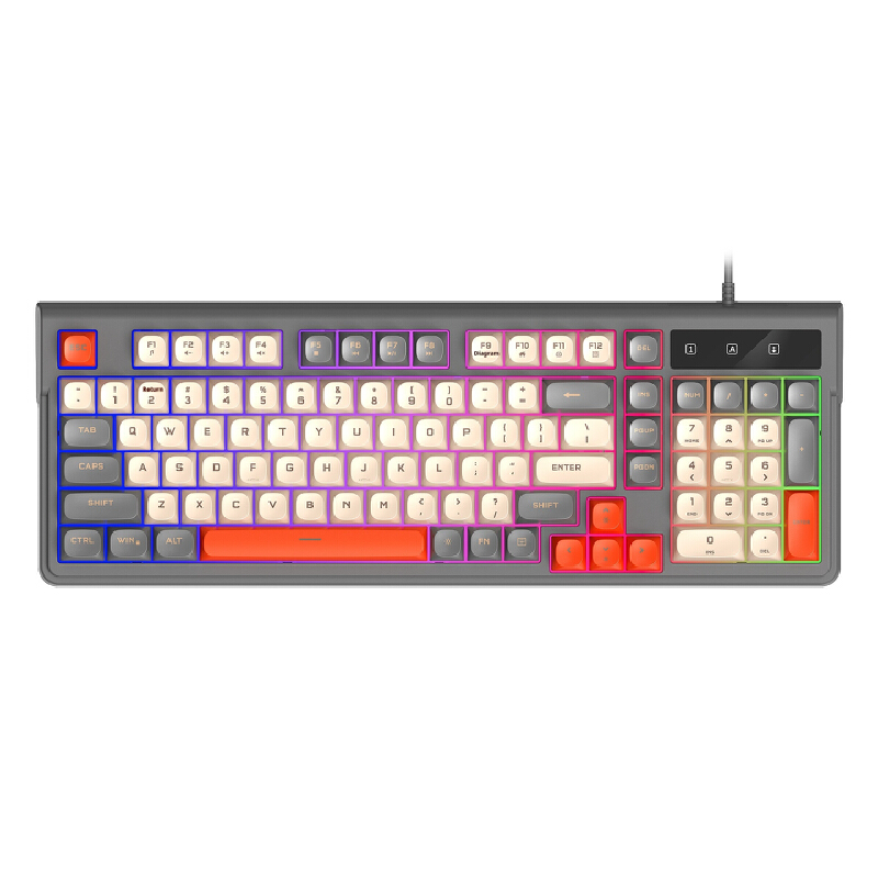 Quiet 98 Keys Gaming Keyboard  - đánh giá và giá Gaming Keyboard That Is Quiet