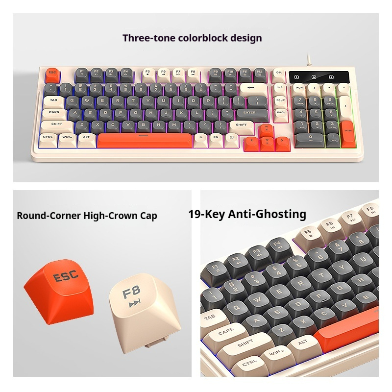 Quiet 98 Keys Gaming Keyboard  - đánh giá và giá Gaming Keyboard That Is Quiet