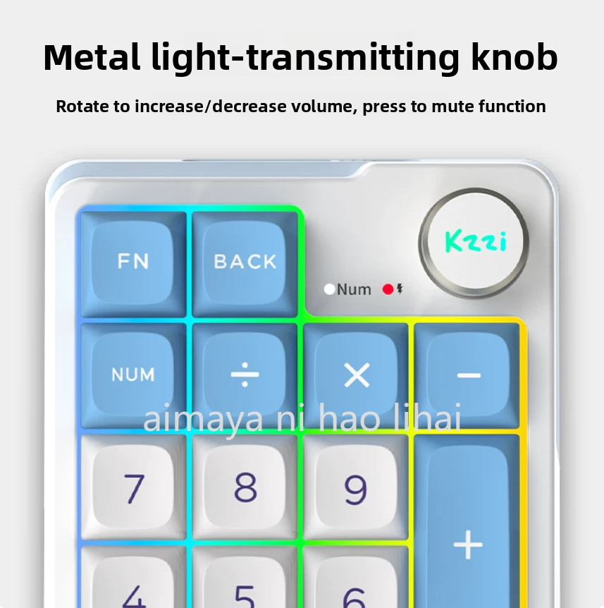Kzzi K20 Mini Keypad Three Mod - đánh giá và giá Gaming Keyboard Bluetooth