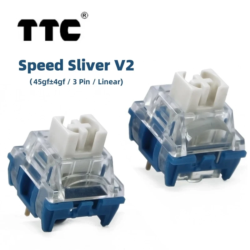 TTC Speed Silver V2 DIY Custom - đánh giá và giá Gaming Keyboard Brands