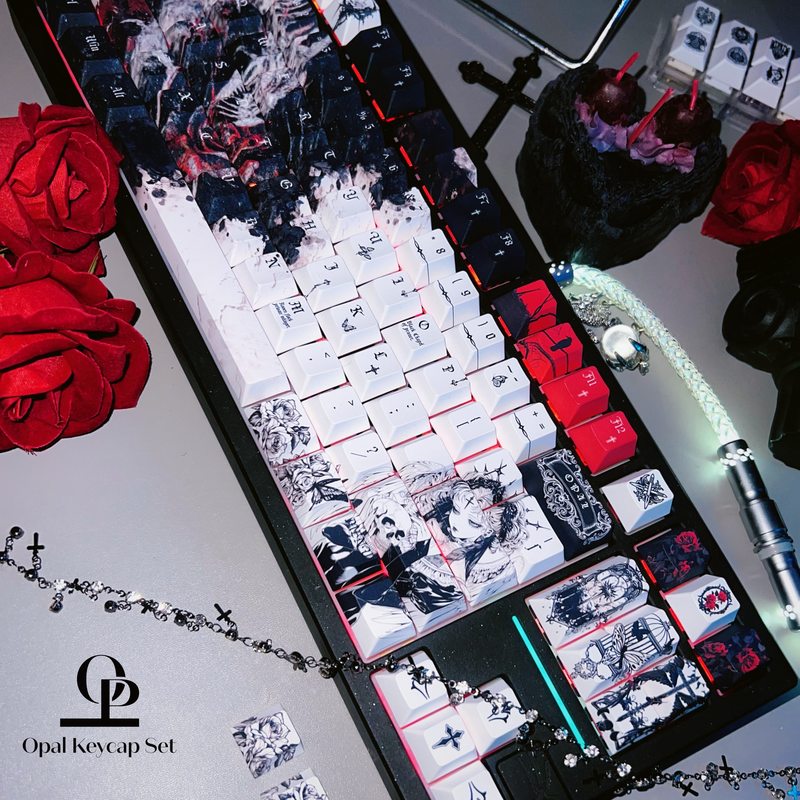 Black White Theme Keycap PBT F - đánh giá và giá Keyboard Gaming Black