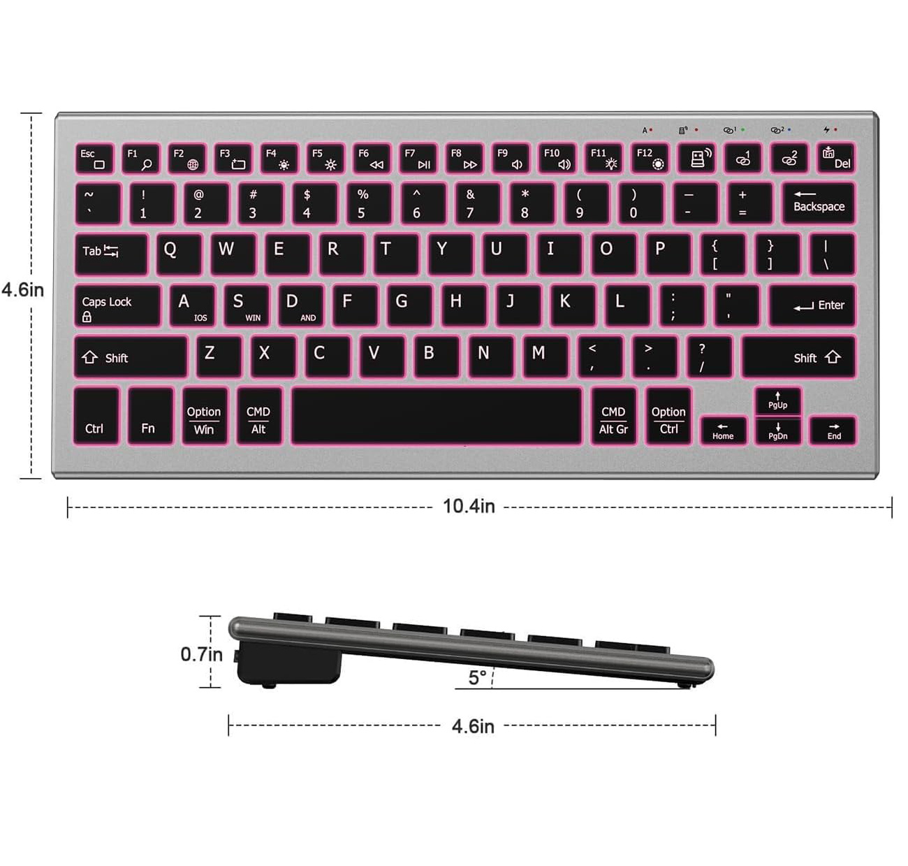 JOMAA Rechargeable Bluetooth & - đánh giá và giá Gaming Keyboard Mouse Wireless