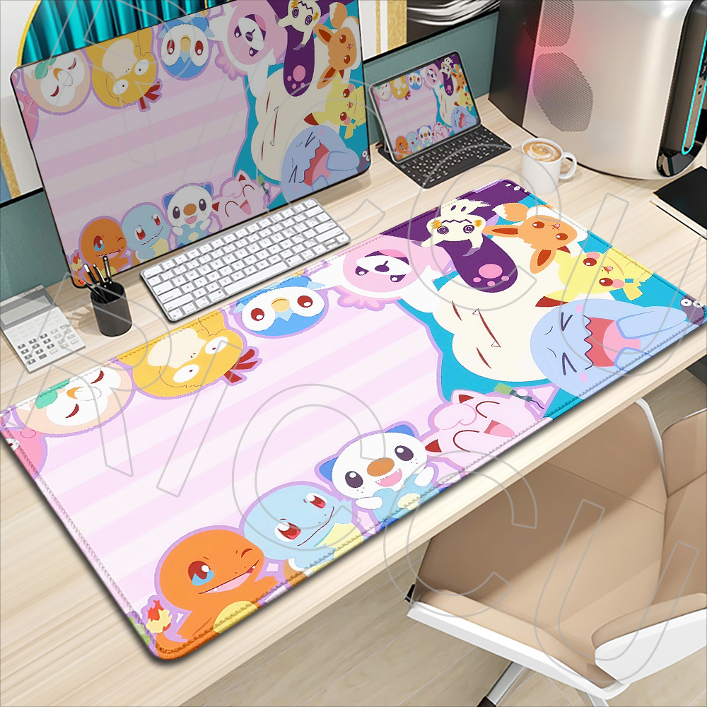 HD Printing Mouse Pad Pokemon  - đánh giá và giá Gaming Keyboard Typewriter