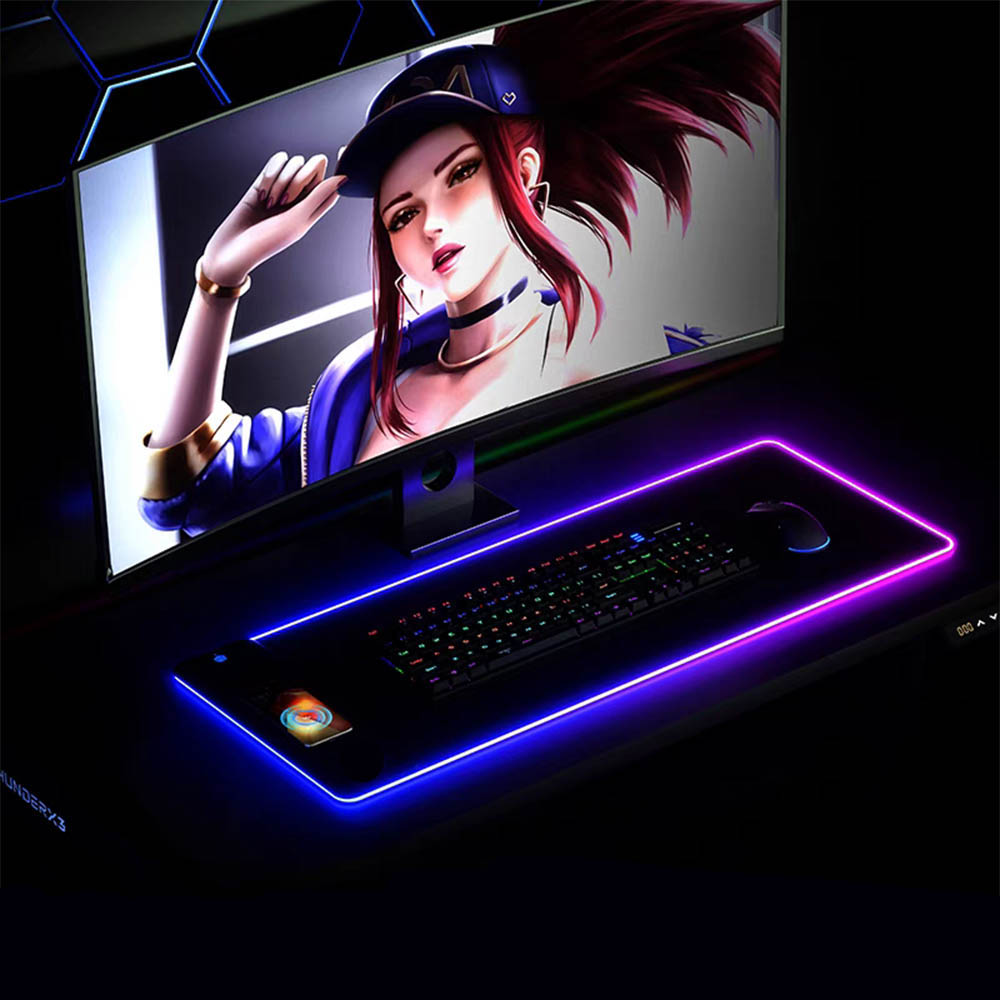 RGB mouse pad with wireless ch - đánh giá và giá Gaming Keyboard Mouse Wireless