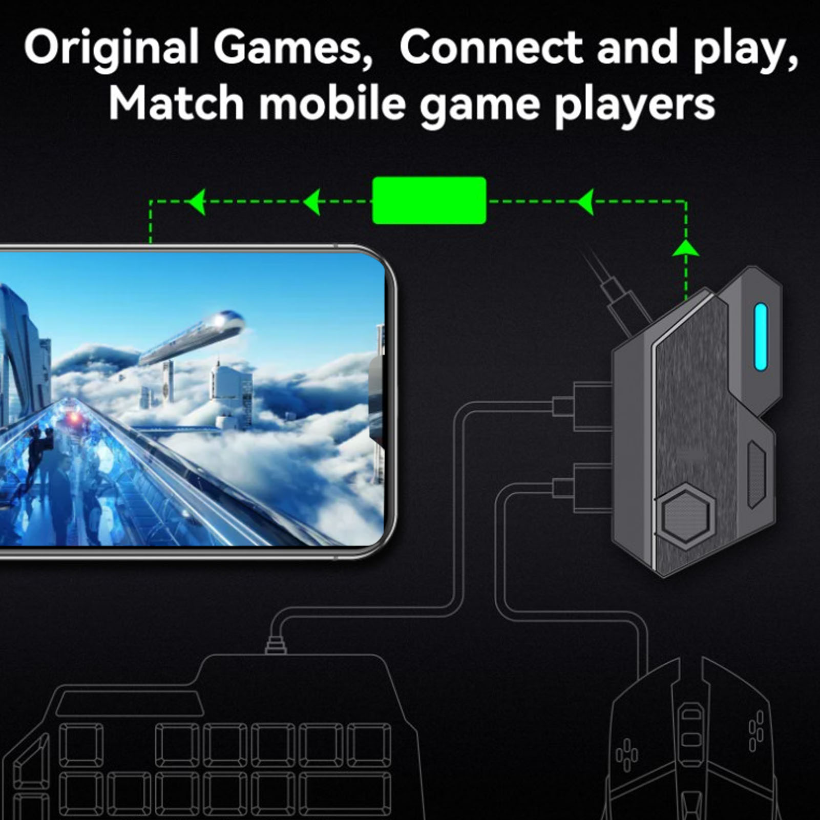 Mobile Game Combo Pack Bluetoo - đánh giá và giá Gaming Keyboard Bluetooth