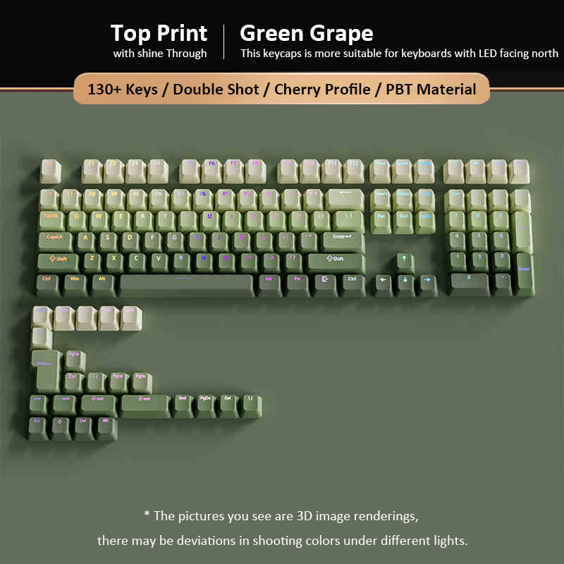 Green Grape Top-lit RGB Backli - đánh giá và giá Gaming Keyboard Brands