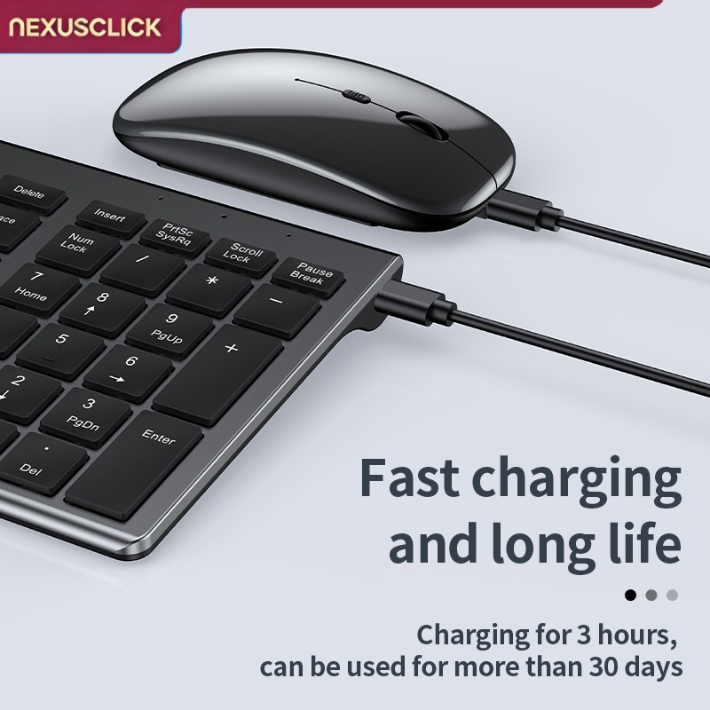NexusClick Wireless Keyboard M - đánh giá và giá Gaming Keyboard That Is Quiet