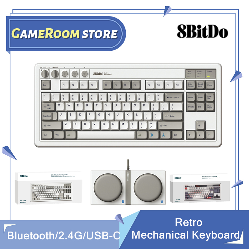 8Bitdo Retro Mechanical Keyboa - đánh giá và giá Gaming Keyboard Bluetooth