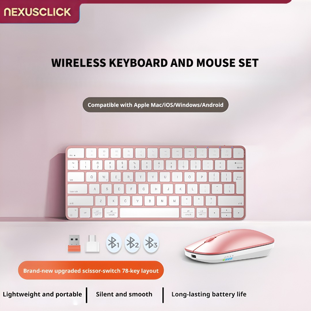 NexusClick Ultra Slim Wireless - đánh giá và giá Gaming Keyboard That Is Quiet