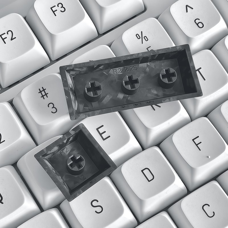 Black Carbon Fiber Keycaps 1pc - đánh giá và giá Keyboard Gaming Black