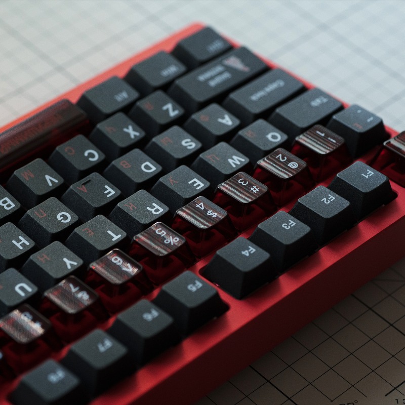 Soviet Black Theme Keycaps Set - đánh giá và giá Keyboard Gaming Black