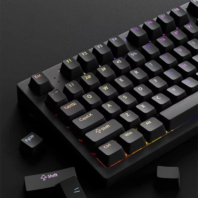 130+ Keys Black Custom Double  - đánh giá và giá Keyboard Gaming Black