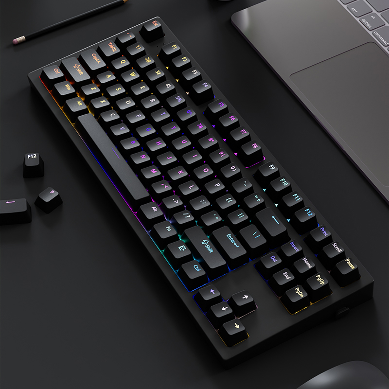 130+ Keys Black Custom Double  - đánh giá và giá Keyboard Gaming Black