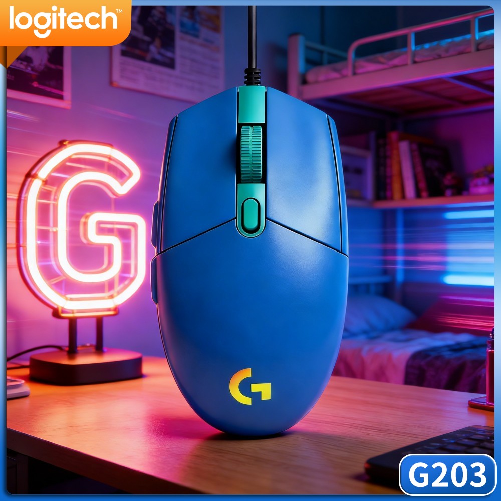 Logitech G203 Wired Gaming Mou - đánh giá và giá Logitech Mouse G203